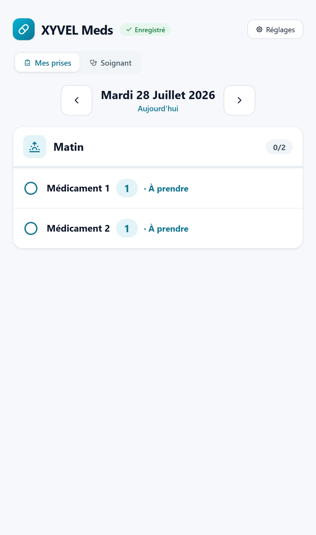 Visualisez votre observance