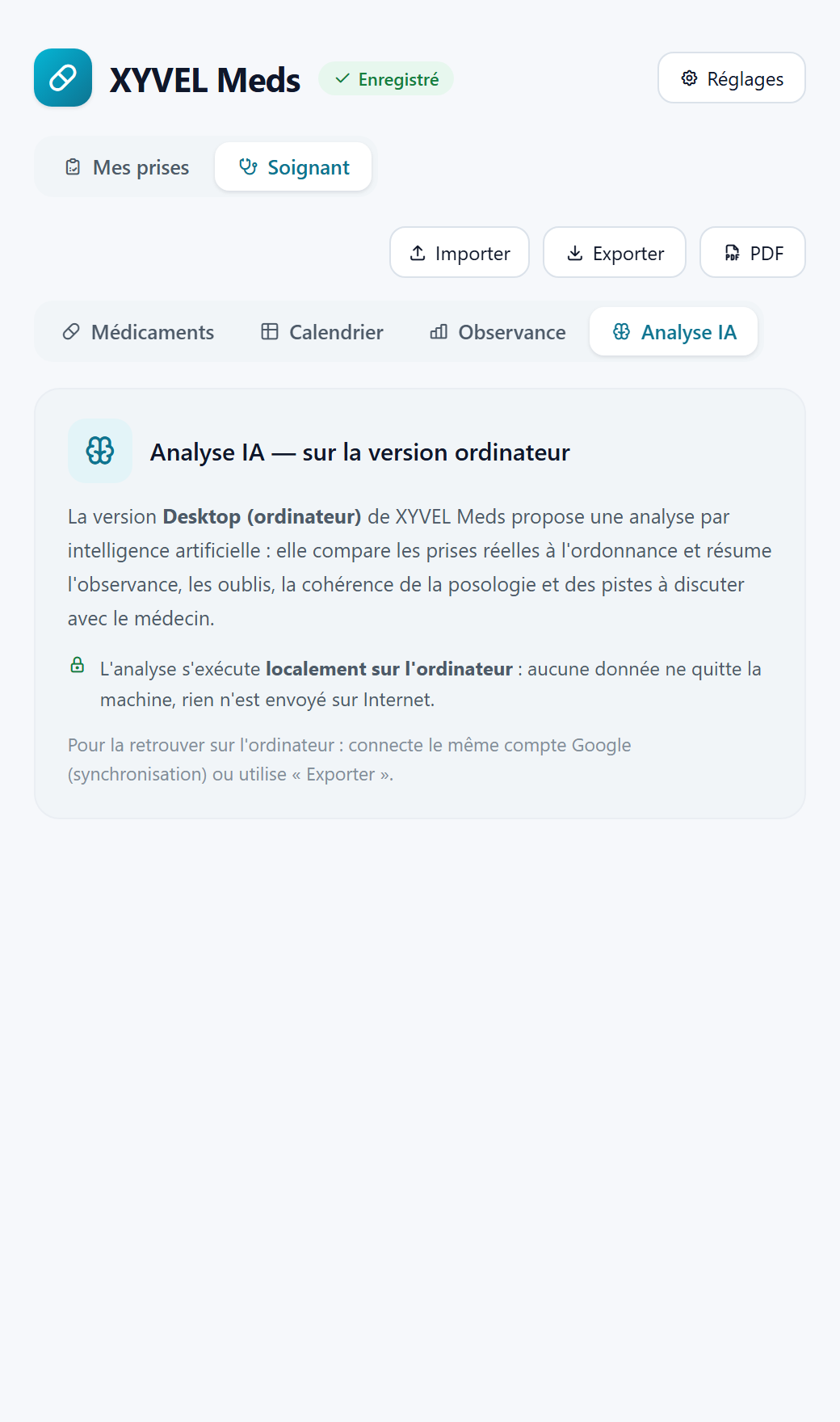 Vos données restent chez vous