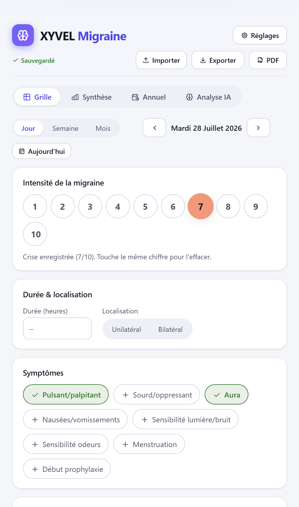 Identifiez vos déclencheurs
