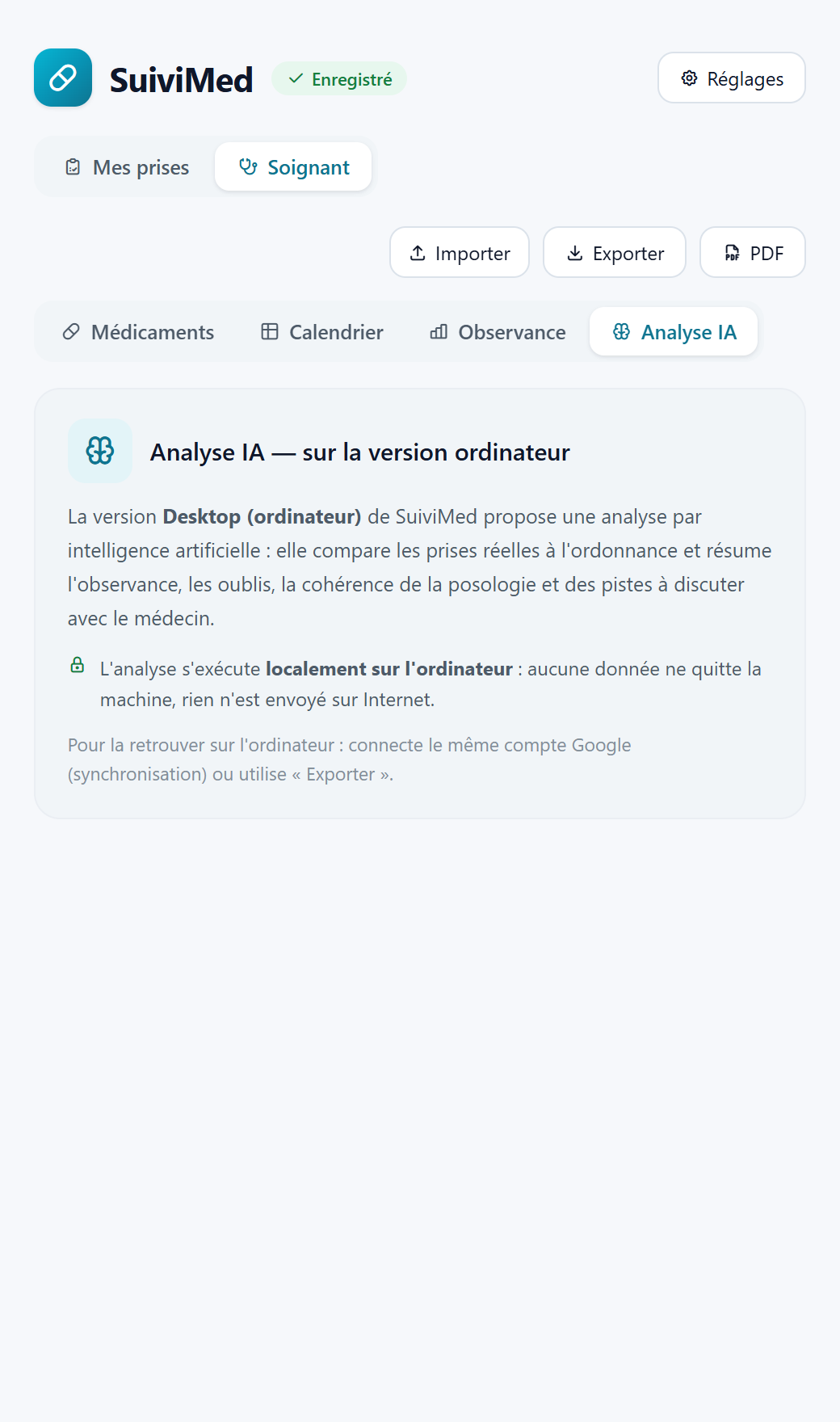 Vos données restent chez vous